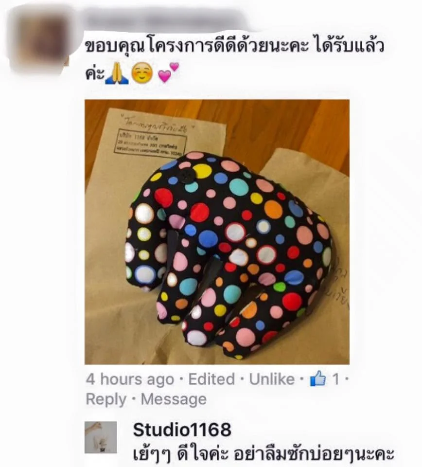 ภาพจิตอาสาคุณช้างจับมือ