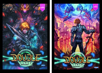 ปกหนังสือ ชุด Double Curse ตำนานสาปพิภพ 1-2 เล่ม