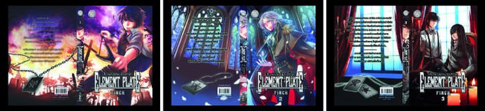 ปกหนังสือ Element Plate เสี้ยวพลังพิภพ สยบทั่วฟ้า 1-3 เล่ม